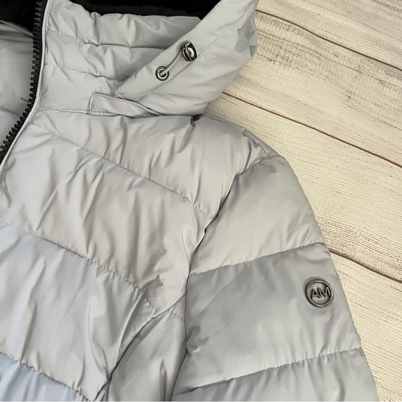 Andrew Marc Long Stretch Puffer Jacket - Picture 6 of 16